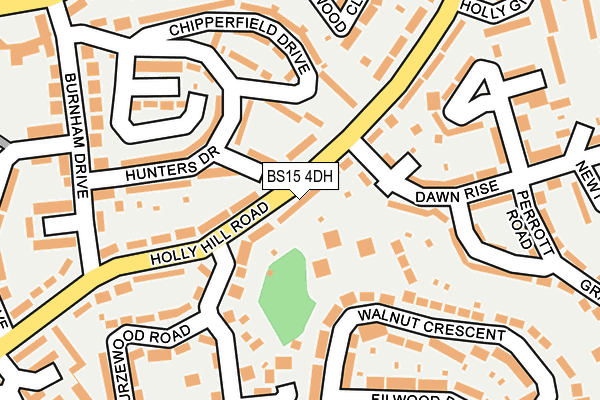 BS15 4DH map - OS OpenMap – Local (Ordnance Survey)