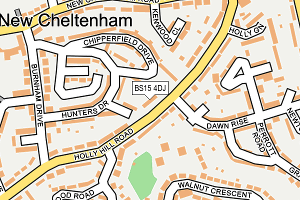 BS15 4DJ map - OS OpenMap – Local (Ordnance Survey)