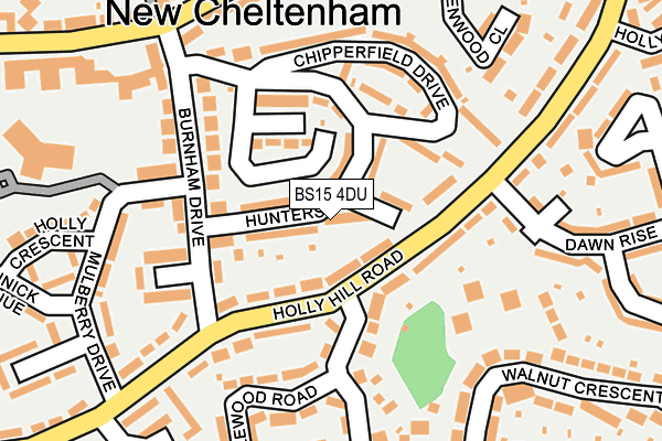 BS15 4DU map - OS OpenMap – Local (Ordnance Survey)