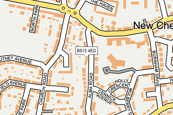 BS15 4EG map - OS OpenMap – Local (Ordnance Survey)