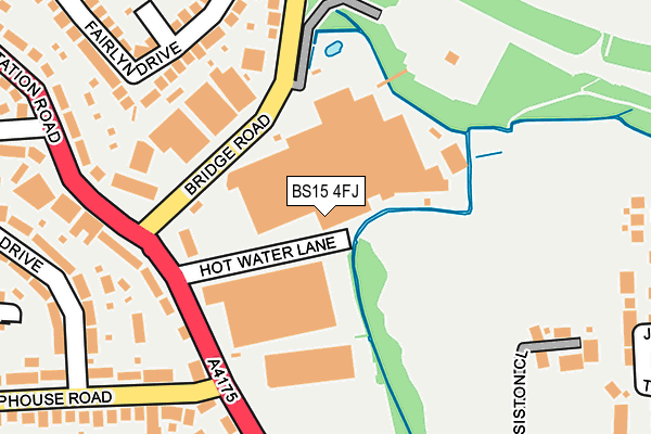 BS15 4FJ map - OS OpenMap – Local (Ordnance Survey)