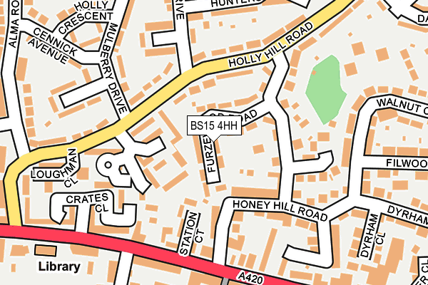 BS15 4HH map - OS OpenMap – Local (Ordnance Survey)