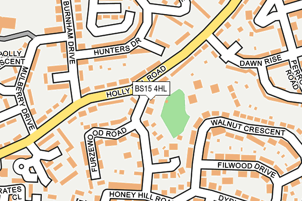 BS15 4HL map - OS OpenMap – Local (Ordnance Survey)