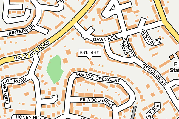 BS15 4HY map - OS OpenMap – Local (Ordnance Survey)
