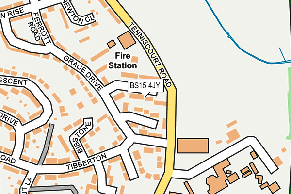 BS15 4JY map - OS OpenMap – Local (Ordnance Survey)
