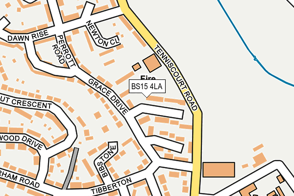 BS15 4LA map - OS OpenMap – Local (Ordnance Survey)