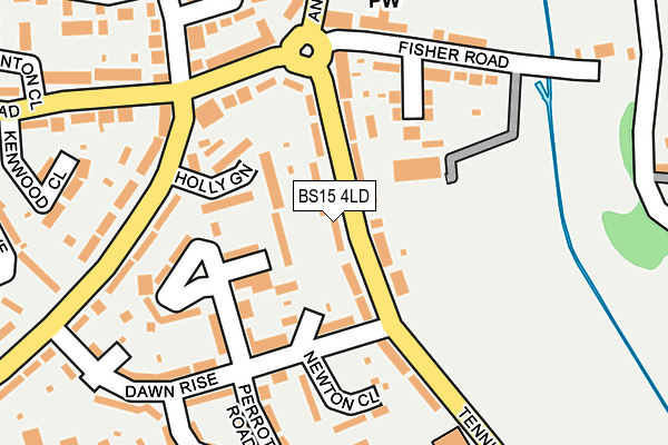 BS15 4LD map - OS OpenMap – Local (Ordnance Survey)