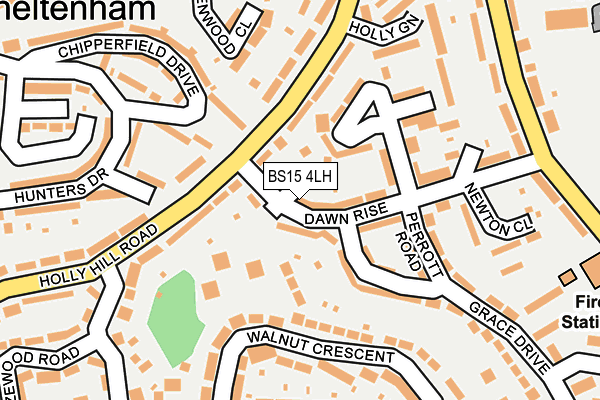 BS15 4LH map - OS OpenMap – Local (Ordnance Survey)