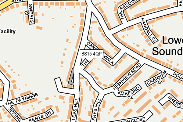 BS15 4QP map - OS OpenMap – Local (Ordnance Survey)