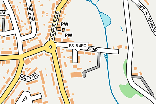 BS15 4RQ map - OS OpenMap – Local (Ordnance Survey)