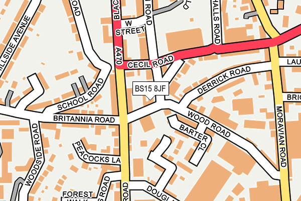 Map of UVISAN HOLDINGS LIMITED at local scale