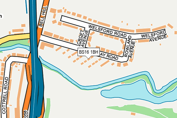 Map of MARINA LAWRENCE LIMITED at local scale