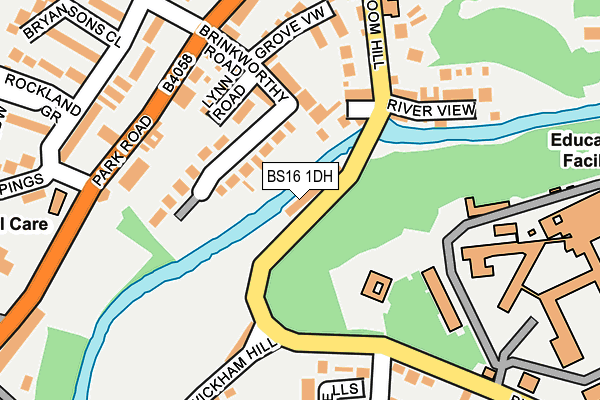 BS16 1DH map - OS OpenMap – Local (Ordnance Survey)