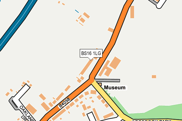 BS16 1LG map - OS OpenMap – Local (Ordnance Survey)
