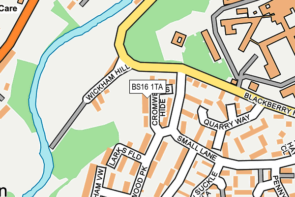 BS16 1TA map - OS OpenMap – Local (Ordnance Survey)