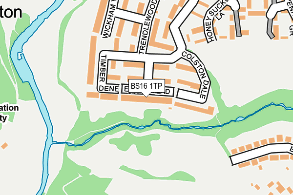 BS16 1TP map - OS OpenMap – Local (Ordnance Survey)
