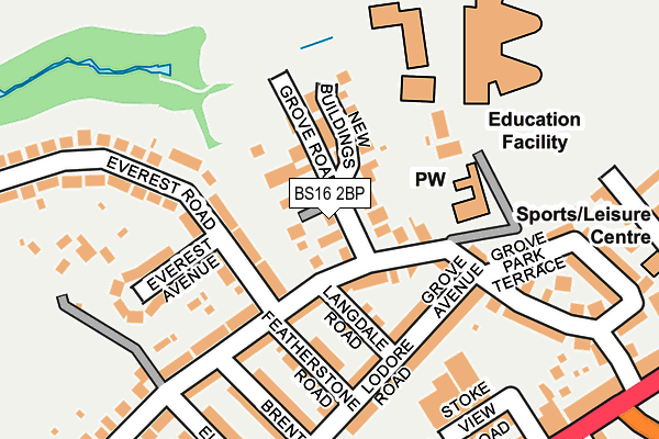 Map of JPW BUILDERS LTD at local scale