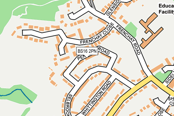 BS16 2PN map - OS OpenMap – Local (Ordnance Survey)