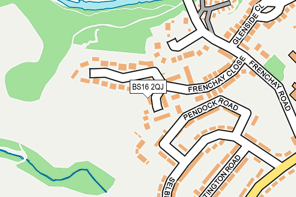 BS16 2QJ map - OS OpenMap – Local (Ordnance Survey)