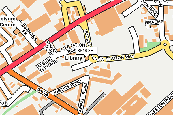 BS16 3HL map - OS OpenMap – Local (Ordnance Survey)