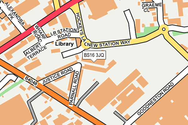 BS16 3JQ map - OS OpenMap – Local (Ordnance Survey)