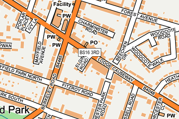BS16 3RD map - OS OpenMap – Local (Ordnance Survey)