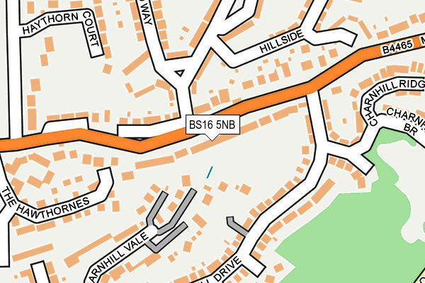 BS16 5NB map - OS OpenMap – Local (Ordnance Survey)