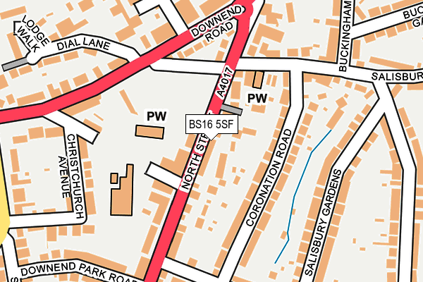 Map of JWHEBB ENGINEERING SERVICES LTD at local scale