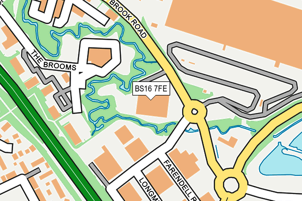 BS16 7FE map - OS OpenMap – Local (Ordnance Survey)