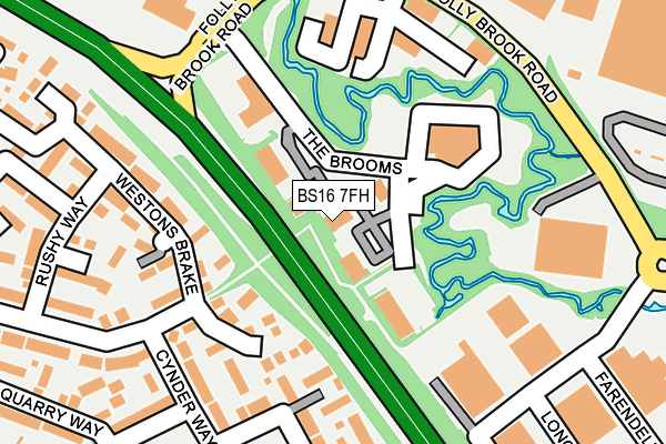 BS16 7FH map - OS OpenMap – Local (Ordnance Survey)