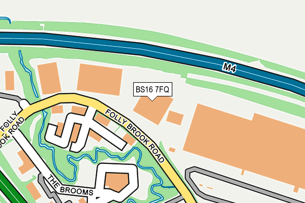 BS16 7FQ map - OS OpenMap – Local (Ordnance Survey)