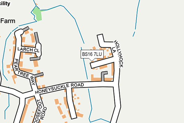 BS16 7LU map - OS OpenMap – Local (Ordnance Survey)