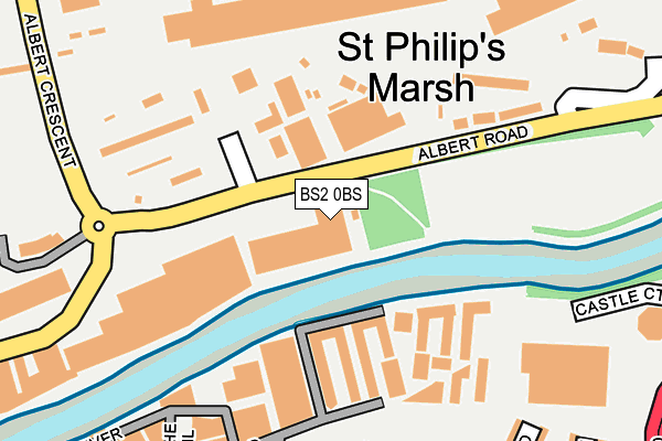 BS2 0BS map - OS OpenMap – Local (Ordnance Survey)