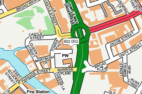 BS2 0EQ map - OS OpenMap – Local (Ordnance Survey)