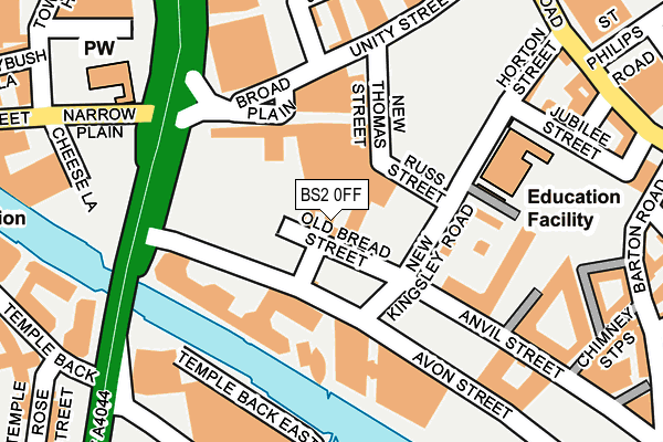 BS2 0FF map - OS OpenMap – Local (Ordnance Survey)