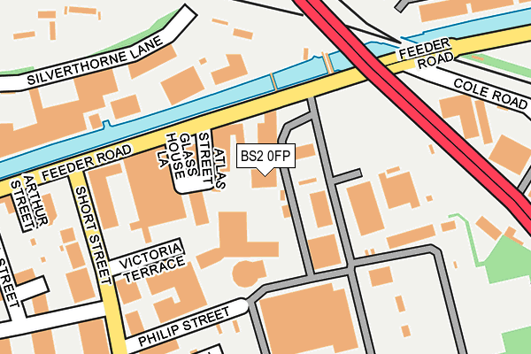 BS2 0FP map - OS OpenMap – Local (Ordnance Survey)