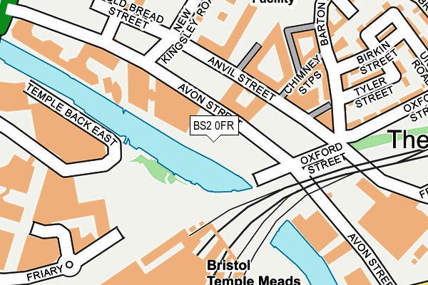 BS2 0FR map - OS OpenMap – Local (Ordnance Survey)