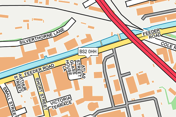 BS2 0HH map - OS OpenMap – Local (Ordnance Survey)