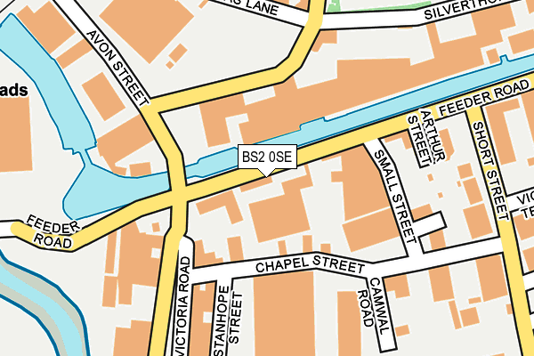 BS2 0SE map - OS OpenMap – Local (Ordnance Survey)