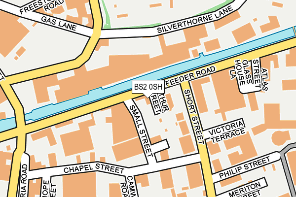 BS2 0SH map - OS OpenMap – Local (Ordnance Survey)