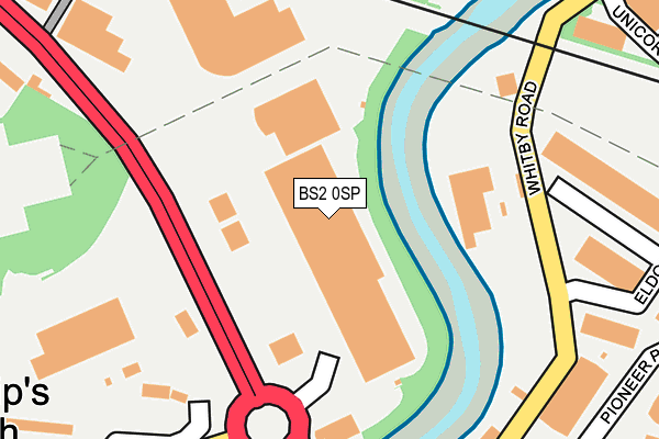 BS2 0SP map - OS OpenMap – Local (Ordnance Survey)