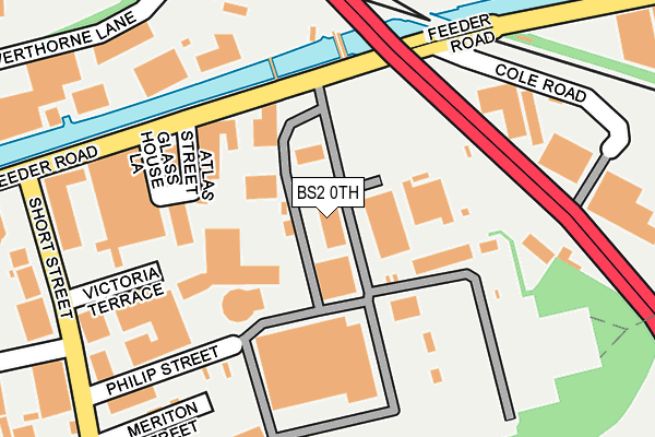 BS2 0TH map - OS OpenMap – Local (Ordnance Survey)