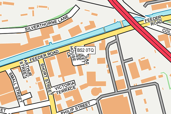 BS2 0TQ map - OS OpenMap – Local (Ordnance Survey)
