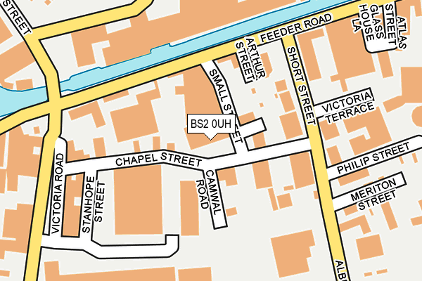 BS2 0UH map - OS OpenMap – Local (Ordnance Survey)