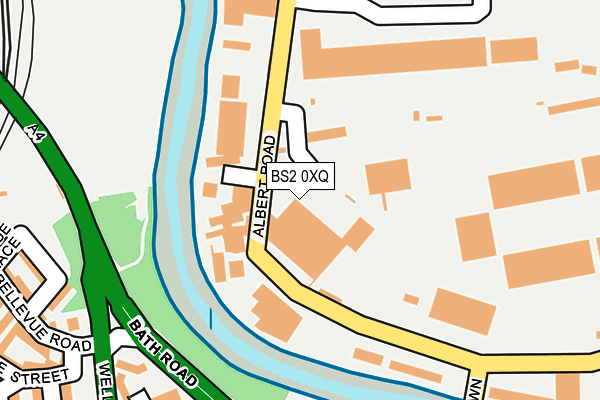 BS2 0XQ map - OS OpenMap – Local (Ordnance Survey)