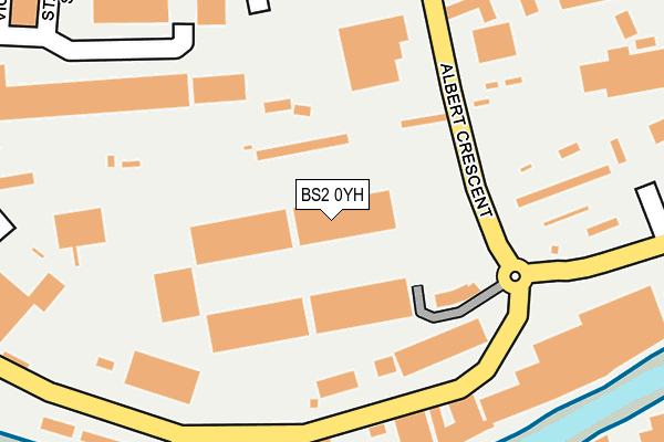 BS2 0YH map - OS OpenMap – Local (Ordnance Survey)