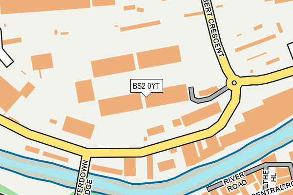 BS2 0YT map - OS OpenMap – Local (Ordnance Survey)