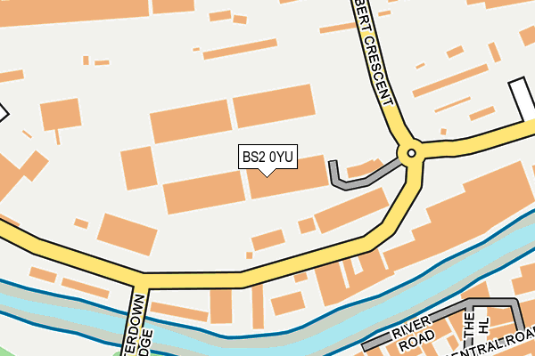 BS2 0YU map - OS OpenMap – Local (Ordnance Survey)