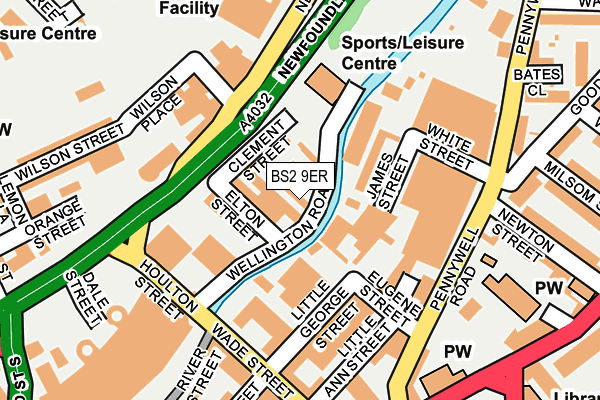 BS2 9ER map - OS OpenMap – Local (Ordnance Survey)