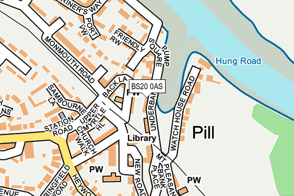 BS20 0AS map - OS OpenMap – Local (Ordnance Survey)